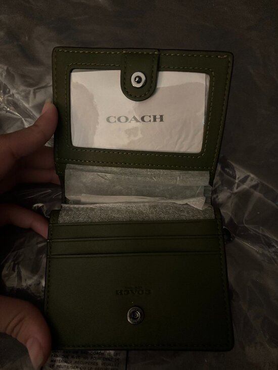 Coach Carmen Mini Crossbody Bag AND WALLET, Olive Multi-Leather Design. - Picture 11 of 15